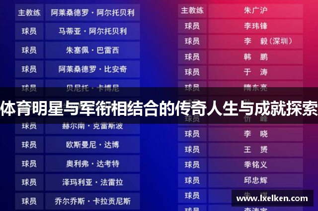 体育明星与军衔相结合的传奇人生与成就探索